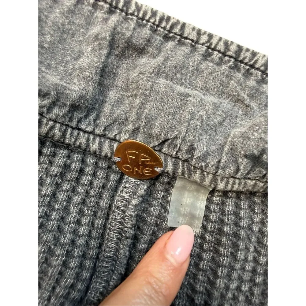 Free People relaxed waffle